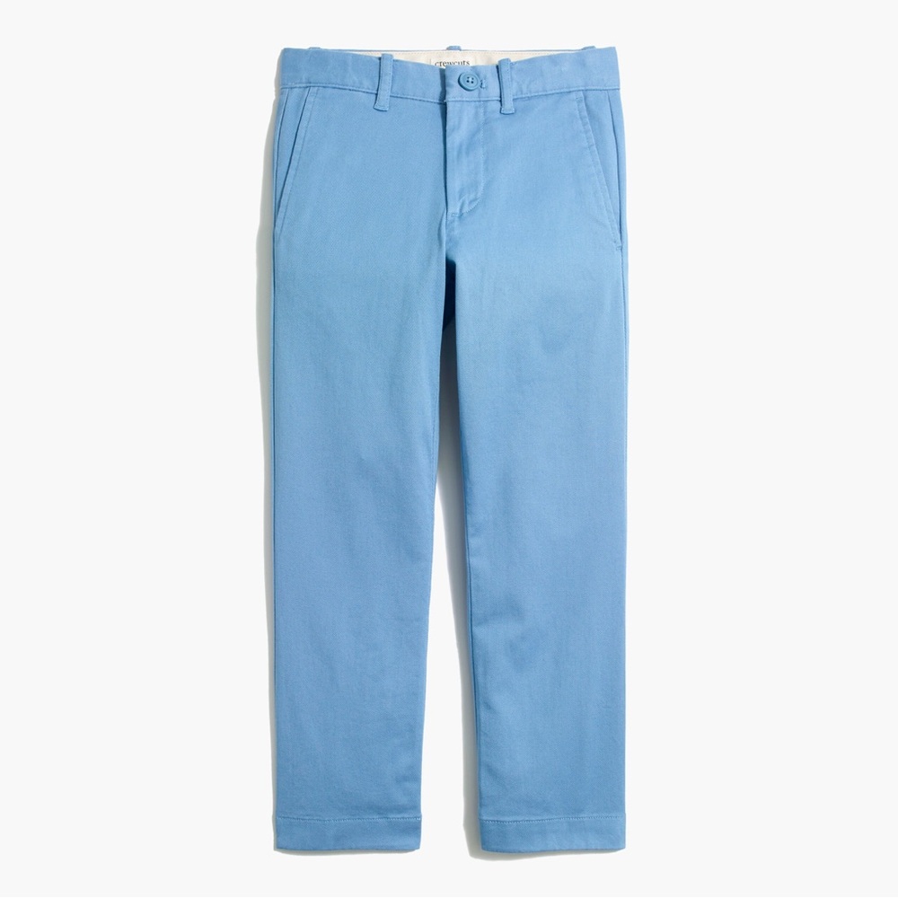 NWT Crewcuts Boys Slim Flex Chino Pants Blue Sz 8 – Style L1633 – Adjustable